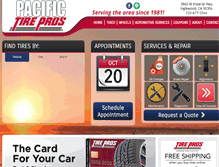 Tablet Screenshot of pacifictire.net